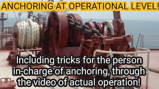 Anchoring at Operational Level Various parts of a windlass actual operation with req Precautions [upl. by Barboza]