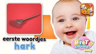 Baby Eerste Woordjes • Hark • Baby tv Nederlandse Baby filmpjes • Eerste Woordjes Leren [upl. by Nino]