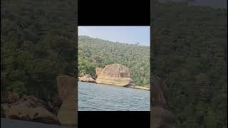 Turtle Rock boat ride to Butterfly Beach goa palolembeach youtubeshorts [upl. by Jemena898]