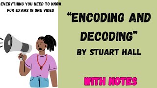 Encoding and Decoding by Stuart HallExplanation in Points [upl. by Abelard387]