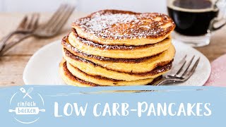 Low Carb Pancakes – schnelles Grundrezept I Einfach Backen [upl. by Bannerman483]