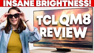 TCL QM8QM851G Review  The Brightest TV Weve Tested [upl. by Ledah244]