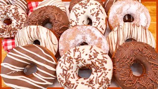 O MELHOR DONUTS DO MUNDO  MEGA MACIO  SUPER FÁCIL DE FAZER  Receitas de Pai [upl. by Ellered]