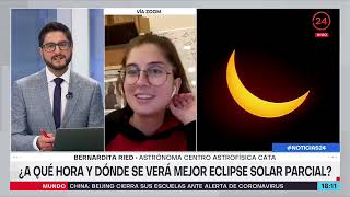 Astrónoma por eclipses en Chile quothemos sido afortunados en los últimos añosquot [upl. by Intruoc]