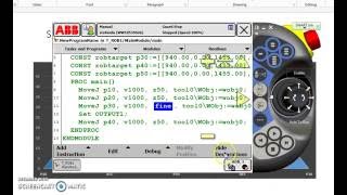 ABB IRC5 Programming Zones Data approximation continuous motion advance read run [upl. by Tacita]