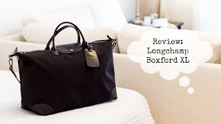 Longchamp Boxford Travel Bag XL Review [upl. by Lorens]