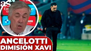 ANCELOTTI y una nueva lección de señorío cuando le preguntan por XAVI [upl. by Gladdy]