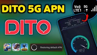 dito apn settings for all networks  dito apn fast internet 2024 [upl. by Irena]