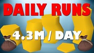 Runescape Daily Guide For Up To 43M Million GP Every Day  Runescape 2017 [upl. by Legnalos120]