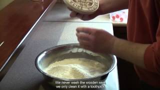 Prosphora making Byzantine style Eucharistic Bread Communion Bread [upl. by Tap]