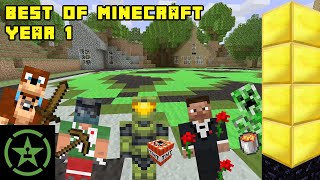 Best Bits of Achievement Hunter  Minecraft  Year 1 [upl. by Analad]