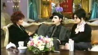 Marilyn Manson  Interview at the Sharon Osbourne Show 2003 [upl. by Ahsekim171]