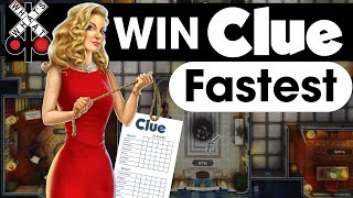 HOW TO WIN CLUE CLUEDO THE FASTEST [upl. by Elnukeda]