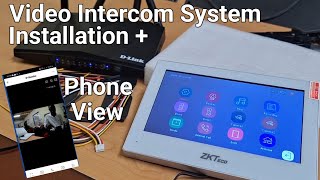 How to setup a video Intercom system with remote video access on a mobile phone [upl. by Taveda]