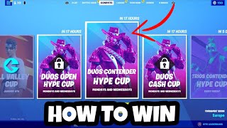 How To WIN The DUOS CONTENDER HYPE CUP GET TOP 1  2000 HYPE [upl. by Solracsiul]