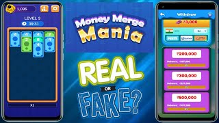 Money Merge Mania Real Or Fake  Money Merge Mania Legit Ba  Money Merge Mania Withdrawal [upl. by Lansing58]