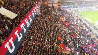 Genoa  Sampdoria 201718 Tifo impressionante in Gradinata Nord [upl. by Nnanerak770]