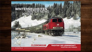 Fleischmann Winterneuheiten 2019 – Modellbahn Katalog [upl. by Krenek]