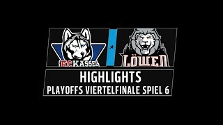 DEL2 Highlights Playoffs Viertelfinale Spiel 6  Kassel Huskies vs Löwen Frankfurt [upl. by Lorn18]