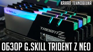 GSkill Trident Z NEO ☄️  обзор новой линейки оперативной памяти [upl. by Ahsened]