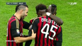 Mario Balotelli goal vs Bologna [upl. by Notyard]