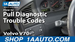 How to Pull Up Volvo Diagnostic Trouble Codes [upl. by Aidnyc]