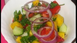 Simple Mango Salad Recipe Guide [upl. by Rehpotsirk]