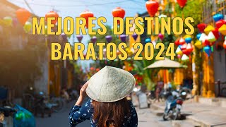 CONOCE LOS MEJORES DESTINOS BARATOS E INCREÍBLES DE 2024 🌎 GUÍA DE VIAJE 🎥 PARTE 1 [upl. by Ordnael482]