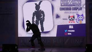 Ficzone 2023  Concurso cosplay  Springtrap  Five Nights at Freddys FNAF [upl. by Holna]