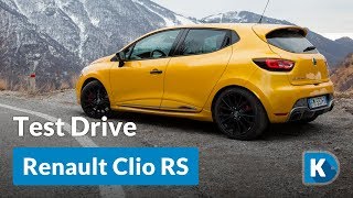 Test drive Renault Clio RS 220 Trophy [upl. by Enaitsirhc122]