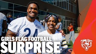 Girls Flag Football Surprise  Chicago Bears [upl. by Brietta267]