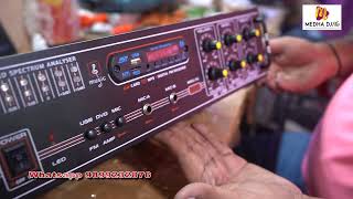 MEDHA DJ PLUS 8 TRANSISTOR AMPLIFIER MANUFACTURING DETAILS IN HINDI [upl. by Narba]