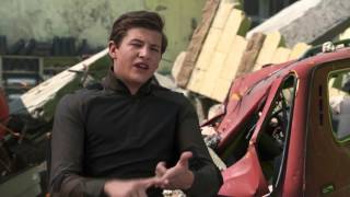 XMen Apocalypse quotCyclopsquot Behind The Scenes Interview  Tye Sheridan [upl. by Yrekaz]