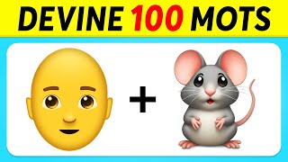 DEVINE 100 MOTS EN ÉMOJIS  QUIZ ÉMOJIS [upl. by Cassey]