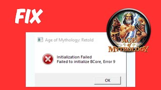 How to Fix Initialization Failed and Failed to Initialize BCore Errors in Age of Mythology [upl. by Lenno]