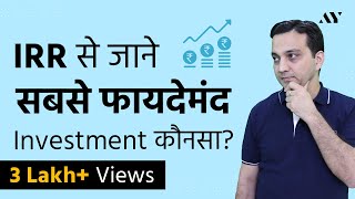 IRR Internal Rate of Return  Explained in Hindi [upl. by Regina]