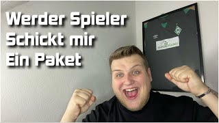 SV Werder Bremen  Werder Spieler schickt mir ein Paket 😱😍 [upl. by Takeshi758]