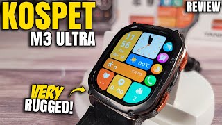 A Fantastic Value  Kospet Tank M3 Ultra Rugged Smartwatch Review [upl. by Riocard]