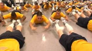 Navy Boot Camp Physical Fitness [upl. by Derfla300]