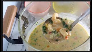 prawn Hot and creamy Soup RecipeSimple and Easy prawn Soup at Home [upl. by Afirahs]