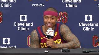 FULL Cavaliers’ Isaiah Thomas press conference  2017 NBA Media Day  ESPN [upl. by Ettennad]