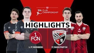 1 FC Nürnberg vs FC Ingolstadt 04  Highlights  20 Spieltag  VBL Club Championship 2019 [upl. by Rutger]