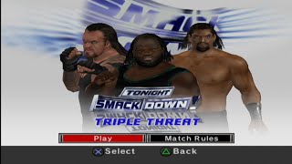 WWE SmackDown vs Raw 2007  Undertaker vs The Great Khali vs Mark Henry  Triple Threat Match [upl. by Nytnerb396]