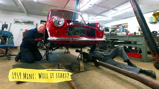 SHED RACING  1959 Mini Will it start [upl. by Mikael366]