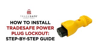 How to Install Power Cord Plug Lockout A Guide to Electrical Safety [upl. by Atwahs]