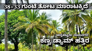 38  33 Gunte Farm Land Sale in Channapatna Ramanagara Near Bengaluru Charan 7338474634 [upl. by Ainehs85]