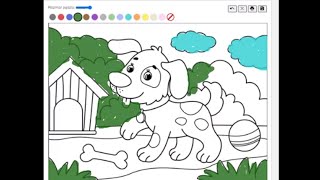 COLORING PAGES DOGS  HOW TO DRAW [upl. by Klara]