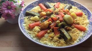 Recette couscous orientale 100 marocain [upl. by Aneen]