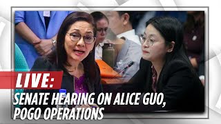 Senate resumes probe into Alice Guo POGO operations  ABSCBN News [upl. by Biegel41]