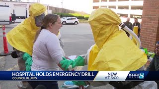 Council Bluffs hospitals and first responders conduct major emergency drill [upl. by Gayle]